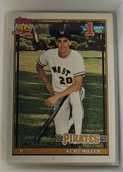 1991 Topps #491 Kurt Miller — front