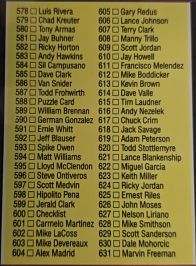 1989 Donruss #605 Gary Redus — front