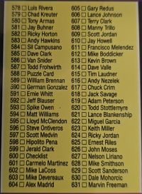 1989 Donruss #604 Alex Madrid — front