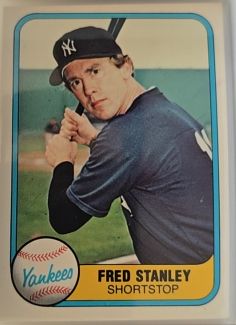 1981 Fleer #100 Fred Stanley — front