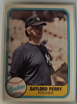 1981 Fleer #91 Gaylord Perry — front