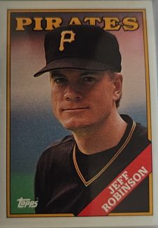 1988 Topps #244 Jeff Robinson — front