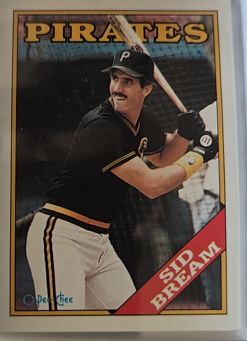 1988 Topps #478 Sid Bream — front
