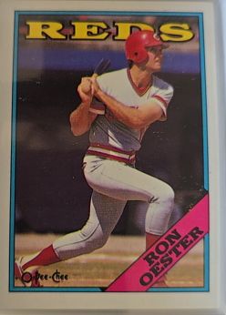 1988 O-Pee-Chee #17 Ron Oester — front