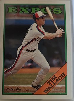 1988 O-Pee-Chee #94 Tim Wallach — front