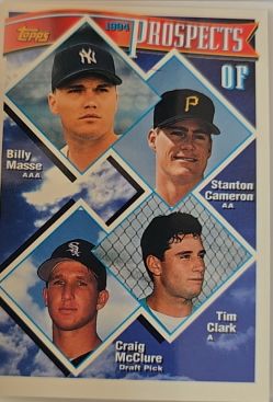 1994 Topps #79 Billy Masse/Stanton Cameron/Tim Clark/Craig McClure — front
