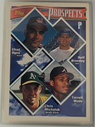 1994 Topps #316 Chad Ogea / Duff Brumley / Terrell Wade / Chris Michalak — front