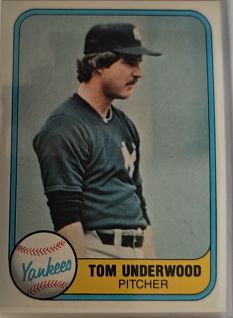 1981 Fleer #97 Tom Underwood — front