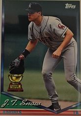 1994 Topps #293 J.T. Snow — front
