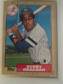1987 Topps #62 Bobby Meacham — front