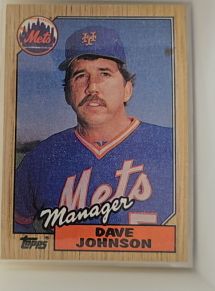 1987 Topps #543 Dave Johnson — front
