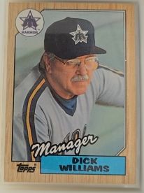 1987 Topps #418 Dick Williams — front