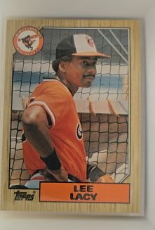 1987 Topps Tiffany #182 Lee Lacy — front