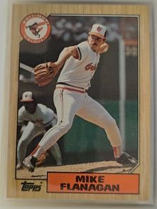 1987 Topps #748 Mike Flanagan — front