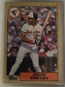 1987 Topps #208 John Shelby — front