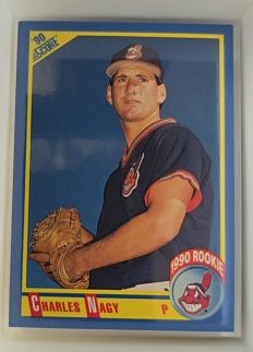1990 Score #611 Charles Nagy — front