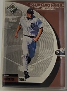 1999 Upper Deck Choice #3 Matt Anderson — front