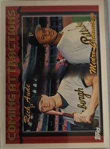 1994 Topps Coming Attractions #787 Rich Aude / Midre Cummings — front