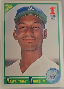1990 Score #676 Keith "Kiki" Jones — front