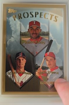 1999 Topps #430 Ruben Mateo / Scott Morgan / Mike Zywica — front