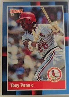 1988 Donruss #170 Tony Pena — front