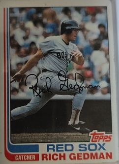 1982 Topps #59 Rich Gedman — front