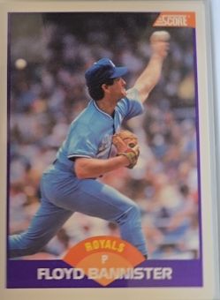 1989 Score #249 Floyd Bannister — front