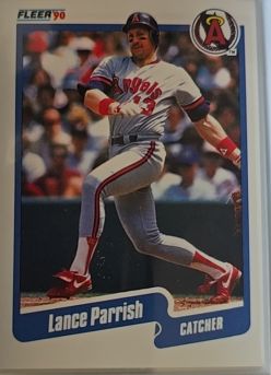 1990 Fleer #141 Lance Parrish — front