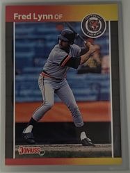 1989 Donruss #563 Fred Lynn — front