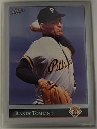 1992 Leaf #256 Randy Tomlin Pittsburgh Pirates — front
