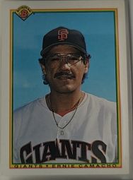 1990 Bowman #229 Ernie Camacho — front