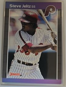 1989 Donruss #431a Steve Jeltz — front