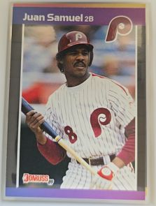 1989 Donruss #76 Juan Samuel — front
