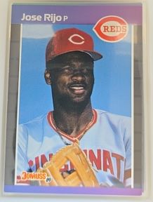 1989 Donruss #375 Jose Rijo Cincinnati Reds — front