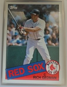 1985 Topps #529 Rich Gedman — front