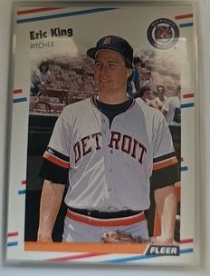 1988 Fleer #60 Eric King — front