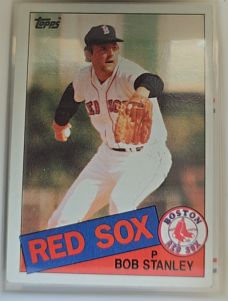 1985 Topps #555 Bob Stanley — front