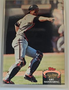 1992 Topps Stadium Club #271 Kirt Manwaring — front