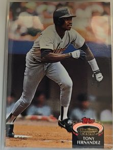 1992 Topps Stadium Club #203 Tony Fernandez — front