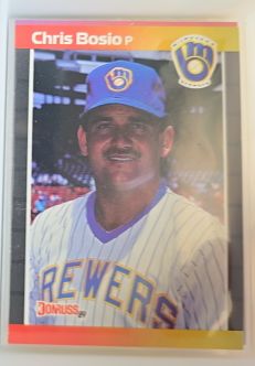 1989 Donruss #412 Chris Bosio — front