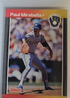 1989 Donruss #654 Paul Mirabella — front