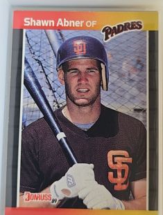 1989 Donruss #323 Shawn Abner — front