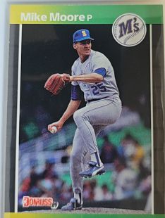 1989 Donruss #448 Mike Moore — front