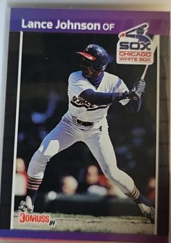 1989 Donruss #606 Lance Johnson — front