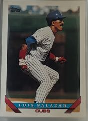 1993 Topps #21 Luis Salazar — front