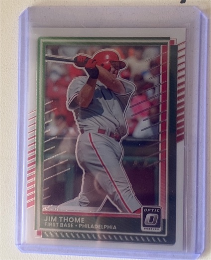 2025 Panini Donruss Optic #31 Jim Thome — front