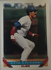 1993 Topps #21 Luis Salazar — front