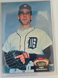 1992 Topps Stadium Club #34 Mike Henneman — front