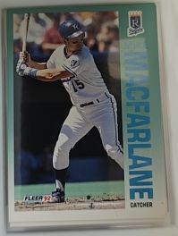 1992 Fleer #161 Mike Macfarlane — front