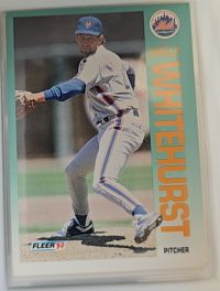 1992 Fleer #519 Wally Whitehurst — front